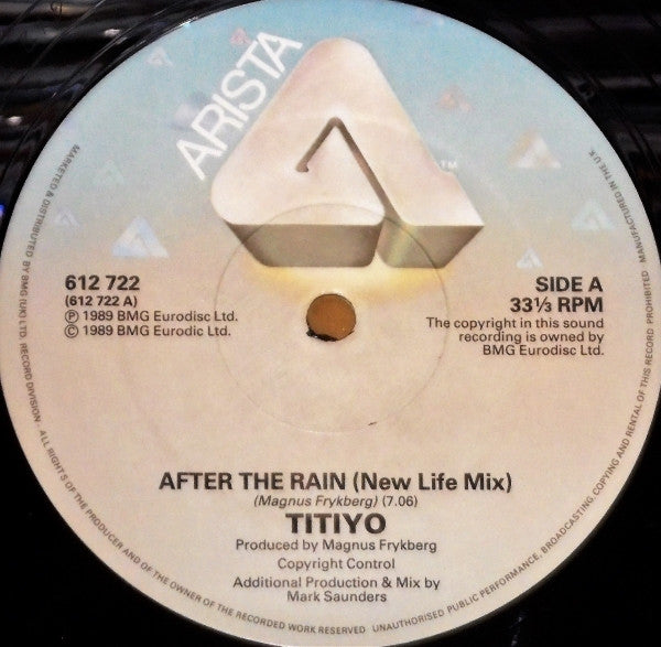 Titiyo : After The Rain (12")
