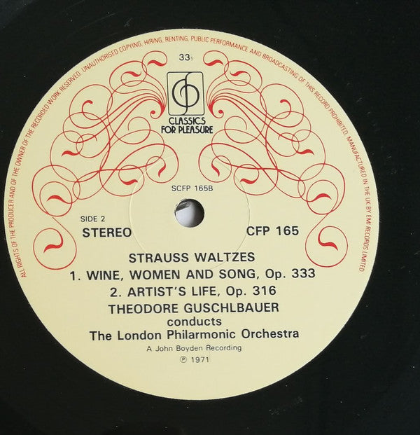 London Philharmonic Orchestra : Strauss Waltzes (LP, RE)