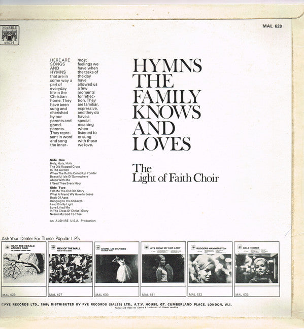 The Light Of Faith Choir : Hymns The Family Knows And Loves (LP)