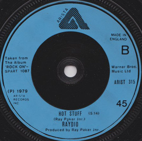 Raydio : Betcha Can't Love Me Just Once (7", Single)