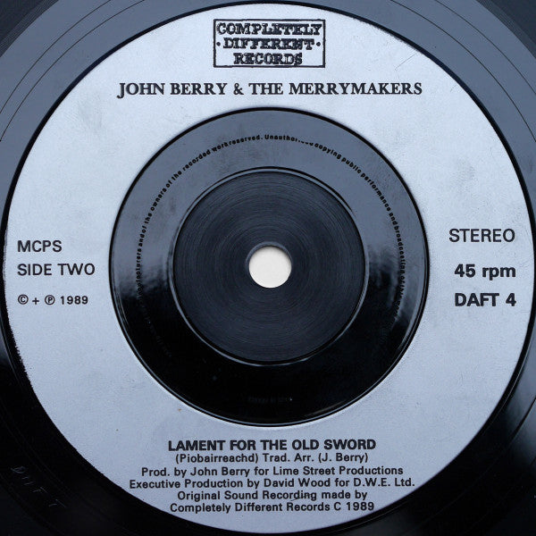 John Berry & The Merrymakers : Swing Yer Sporran (7")