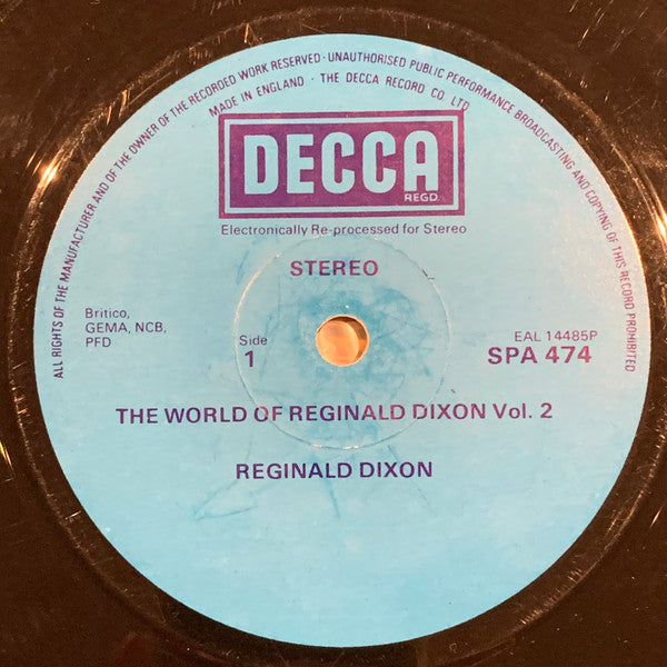 Reginald Dixon : The World Of Reginald Dixon Vol 2 (LP, Comp)