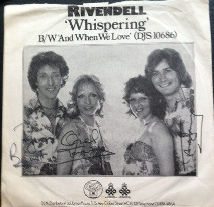 Rivendell (4) : Whispering (7", Single)