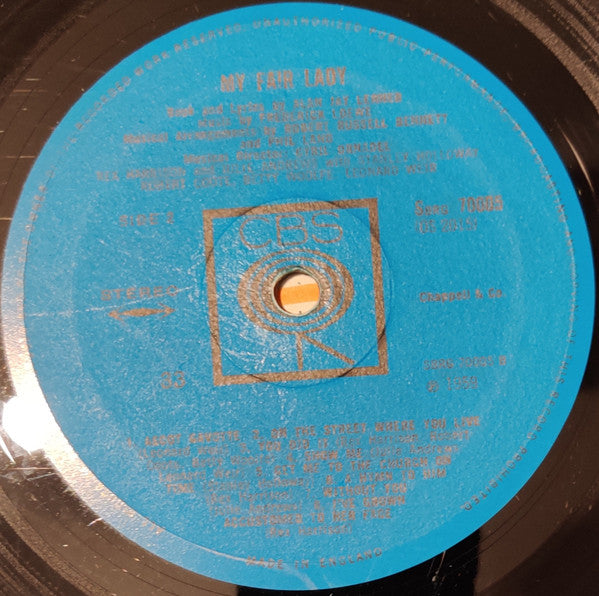 Rex Harrison, Julie Andrews With Stanley Holloway : My Fair Lady (LP, Album, RE)