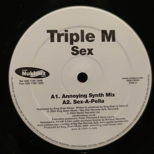 Triple M (2) : Sex (12")