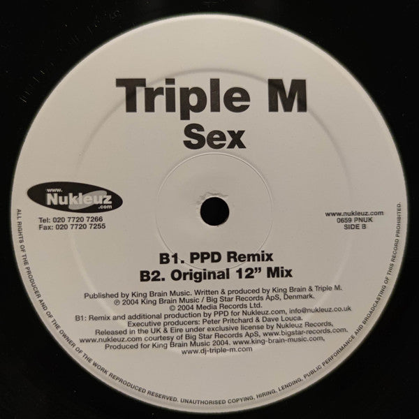 Triple M (2) : Sex (12")