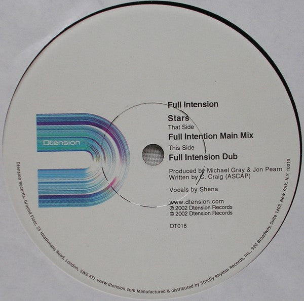 Full Intention : Stars (12", Single)