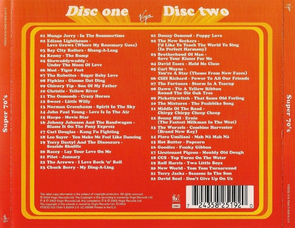 Various : Super 70's (2xCD, Comp)
