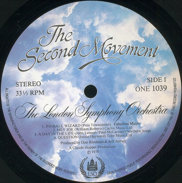London Symphony Orchestra Featuring The Royal Choral Society : Classic Rock The Second Movement (LP, Album)
