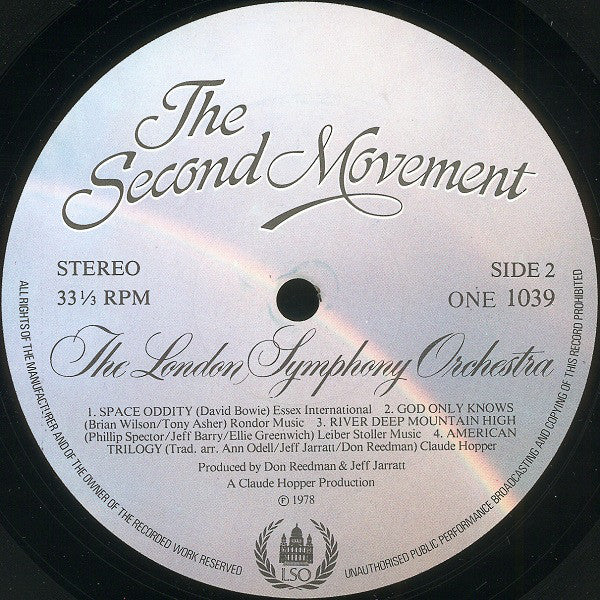 London Symphony Orchestra Featuring The Royal Choral Society : Classic Rock The Second Movement (LP, Album)