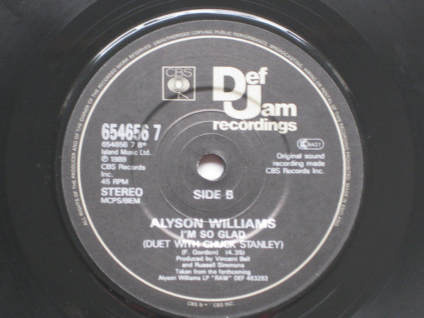 Alyson Williams : Sleep Talk (7", Single)
