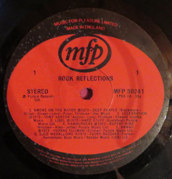Various : Rock Reflections (LP, Comp, RE)