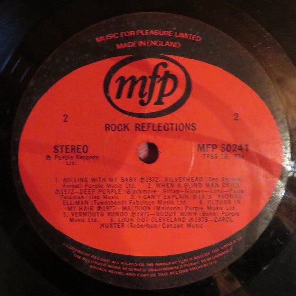 Various : Rock Reflections (LP, Comp, RE)
