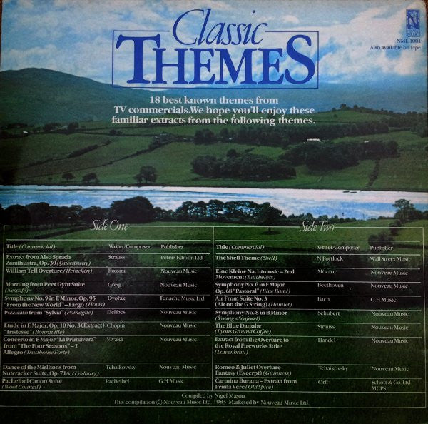 Unknown Artist : Classic Themes (LP, Comp)