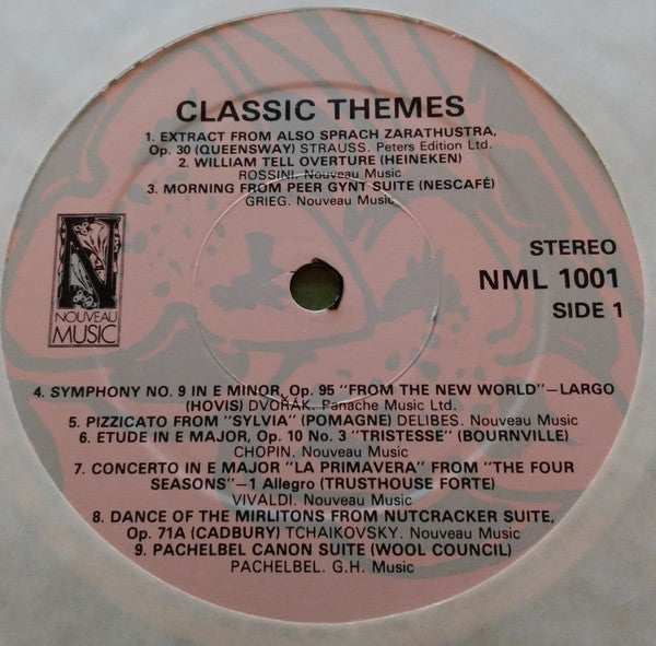 Unknown Artist : Classic Themes (LP, Comp)