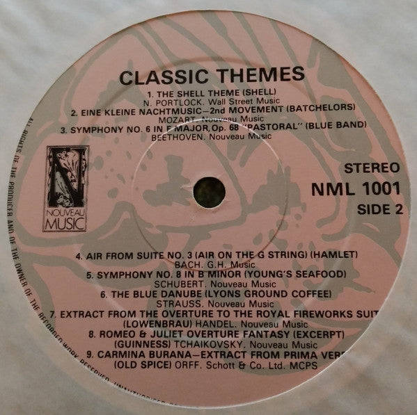 Unknown Artist : Classic Themes (LP, Comp)