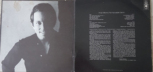 Andy Williams : The Impossible Dream (2xLP, Comp)