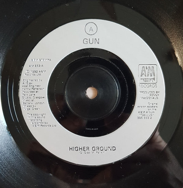 Gun (2) : Higher Ground (7", Single)