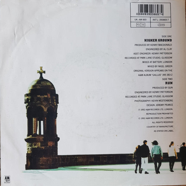 Gun (2) : Higher Ground (7", Single)