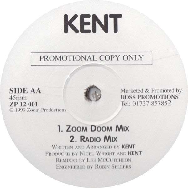 Kent (9) : Zoom Zoom Zoom (12", Promo)