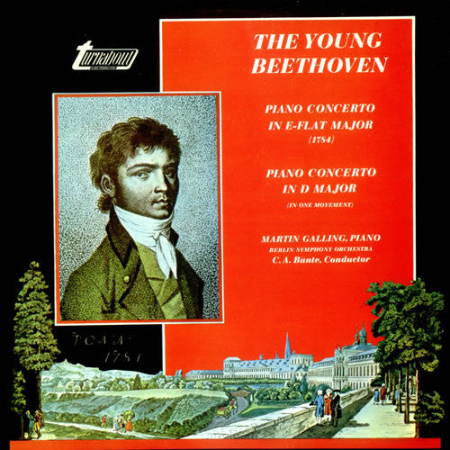 Ludwig Van Beethoven, Martin Galling, Berliner Symphoniker, Carl-August Bünte : The Young Beethoven (LP)