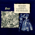Wolfgang Amadeus Mozart, Walter Klien : Complete Piano Music Vol. 5 (LP)