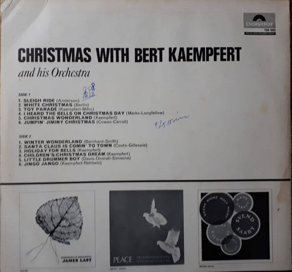 Bert Kaempfert & His Orchestra : Christmas With Bert Kaempfert (LP, RE)