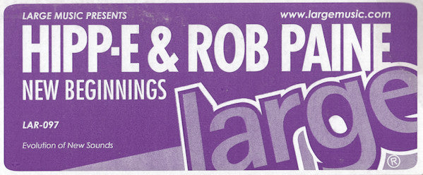 Hipp-E & Rob Paine : New Beginnings (12")