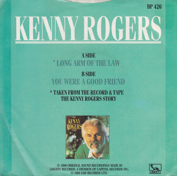 Kenny Rogers : The Long Arm Of The Law (7", Single)
