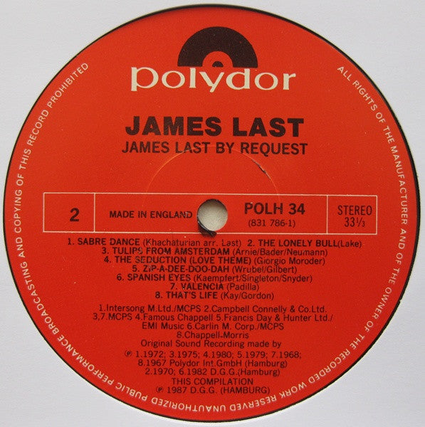 James Last : By Request (LP, Comp)