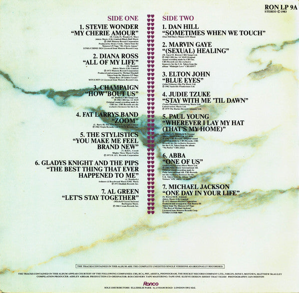 Various : Sometimes When We Touch (One) (LP, Album, Comp)