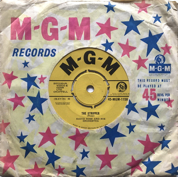David Rose & His Orchestra : The Stripper (7")