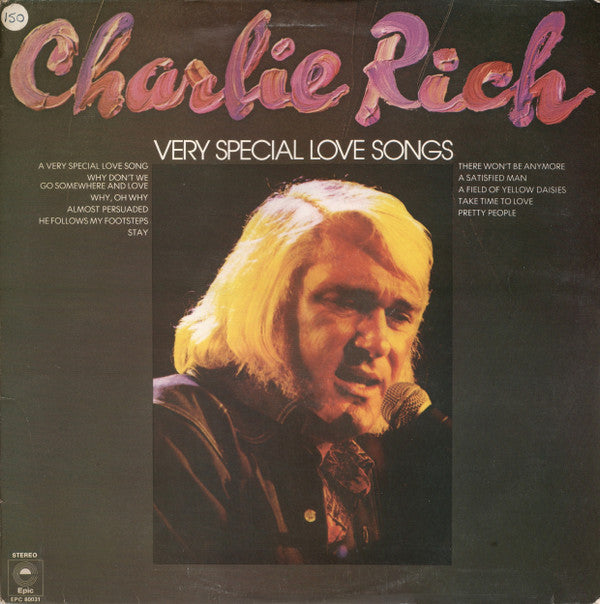 Charlie Rich : Very Special Love Songs (LP, Album)