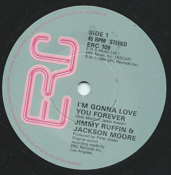 Jimmy Ruffin & Jackson Moore : I'm Gonna Love You Forever (7", Single)