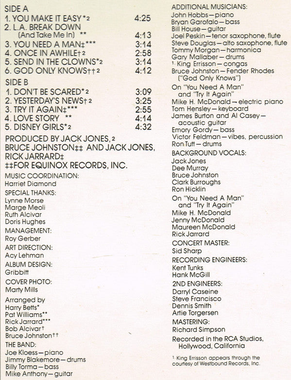 Jack Jones : The Full Life (LP, Album)