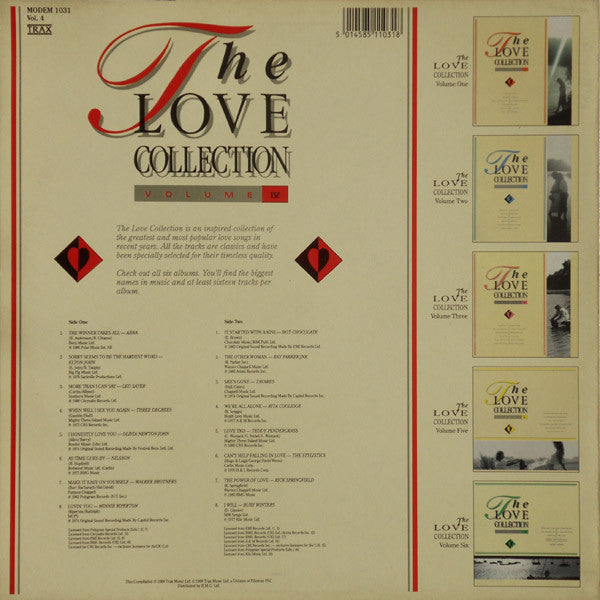 Various : The Love Collection Volume Four (LP, Comp)