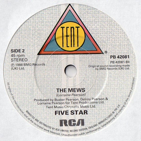 Five Star : Another Weekend (7", Single)