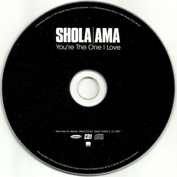 Shola Ama : You're The One I Love (CD, Single, RE, CD1)