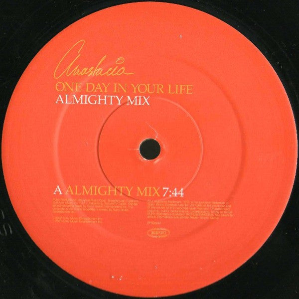 Anastacia : One Day In Your Life (Almighty Mix) (12", Promo)