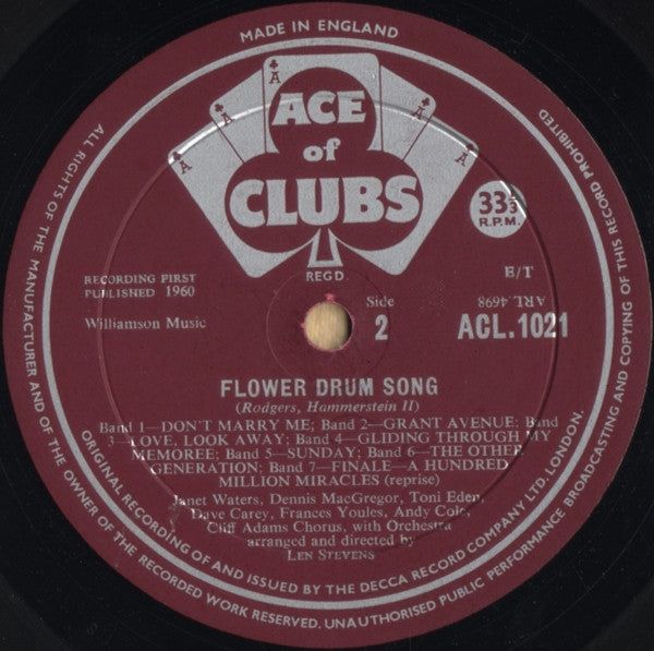 Len Stevens : Flower Drum Song (LP, Mono)