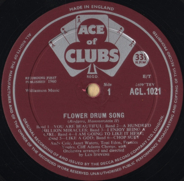 Len Stevens : Flower Drum Song (LP, Mono)