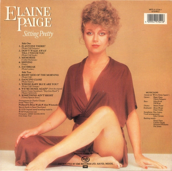 Elaine Paige : Sitting Pretty (LP, Album, RE)