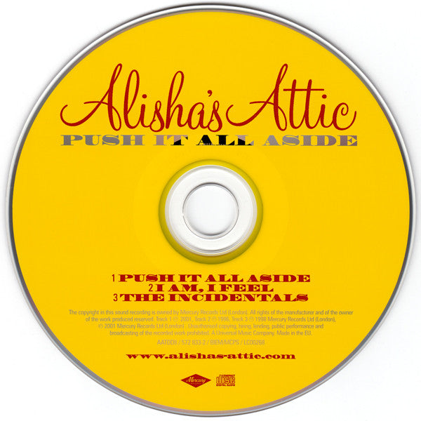Alisha's Attic : Push It All Aside (CD, Single, CD2)
