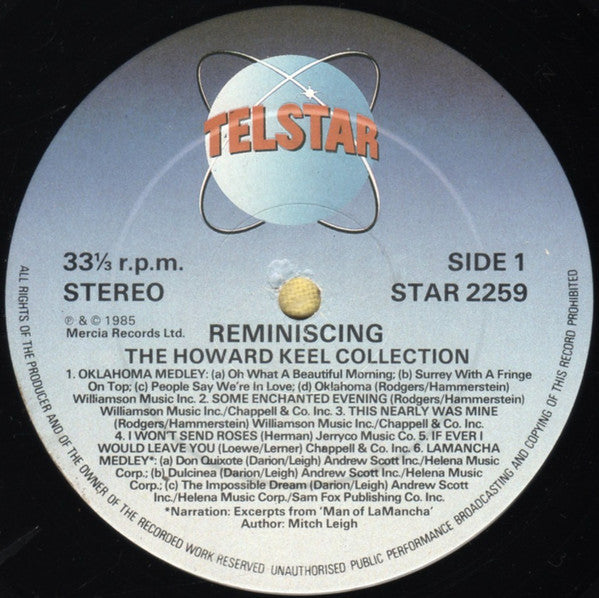 Howard Keel : Reminiscing (The Howard Keel Collection) (LP, Comp)