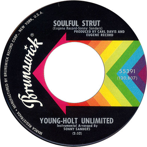 Young Holt Unlimited : Soulful Strut (7", Single, Glo)