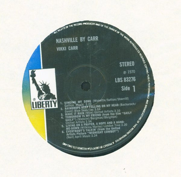 Vikki Carr : Nashville By Carr (LP)