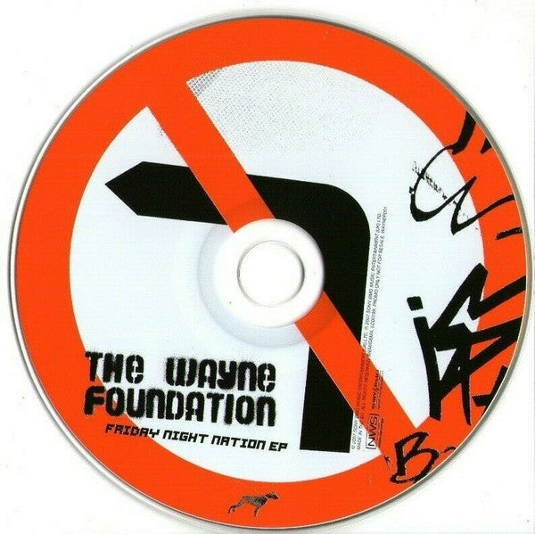 The Wayne Foundation : Friday Night Nation EP (CD, EP, Promo)