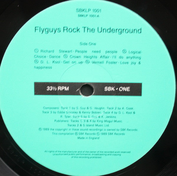 Various : Flyguys Rock The Underground (LP, Comp)