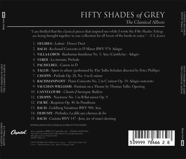 Various : Fifty Shades Of Grey: The Classical Album (CD, Album, Comp)