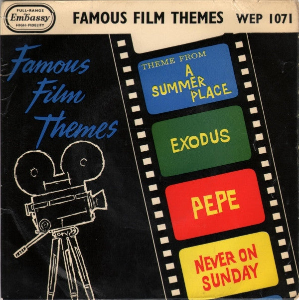James Wright & His Orchestra : Famous Film Themes (7", EP)